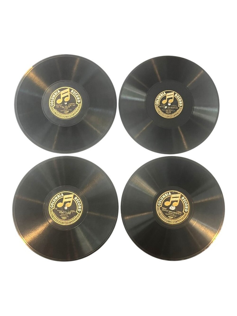 Henry Burr 12" Records - See Description & Pics for Titles - LOT of 4